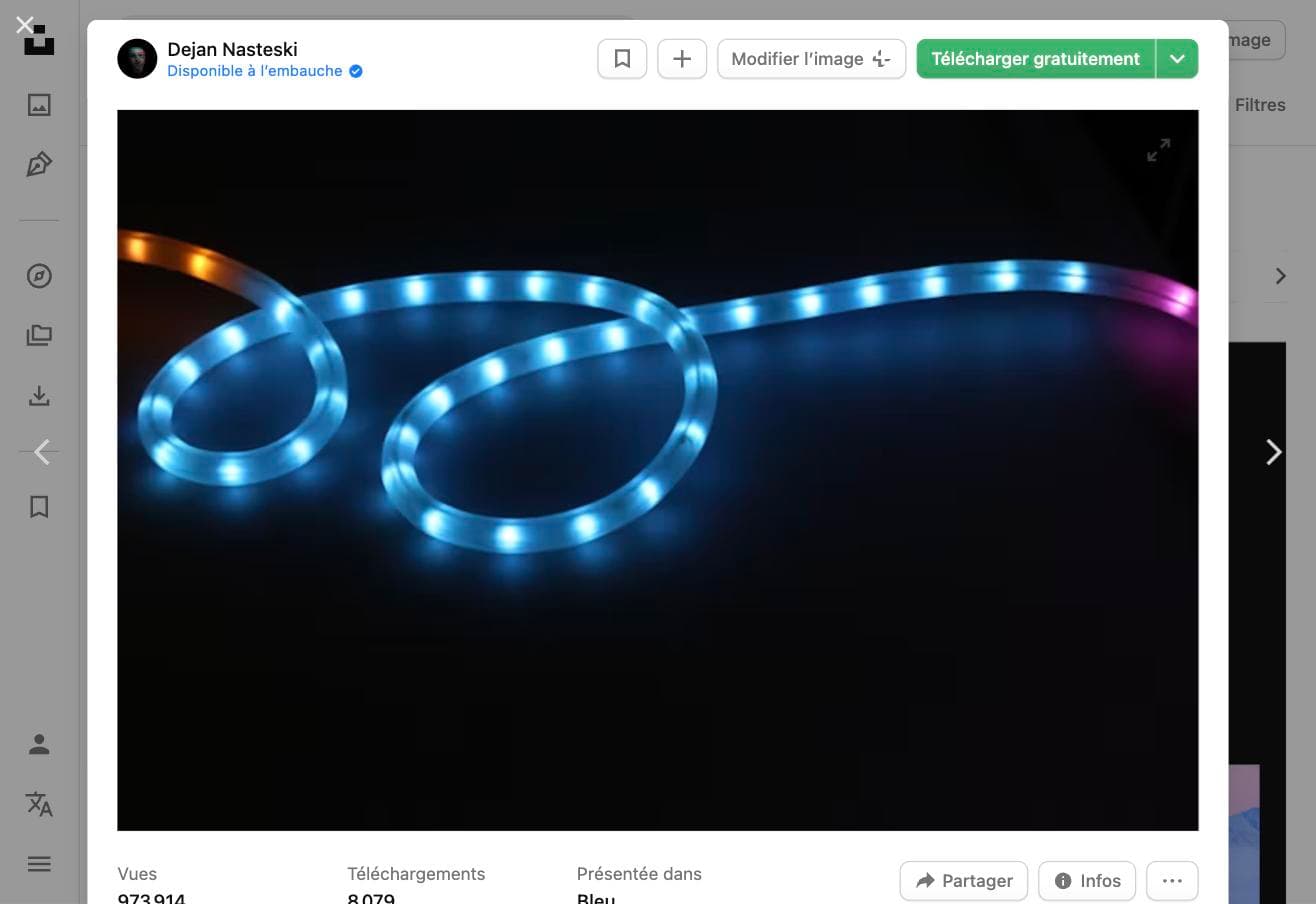 Ruban LED décoratif — RGB