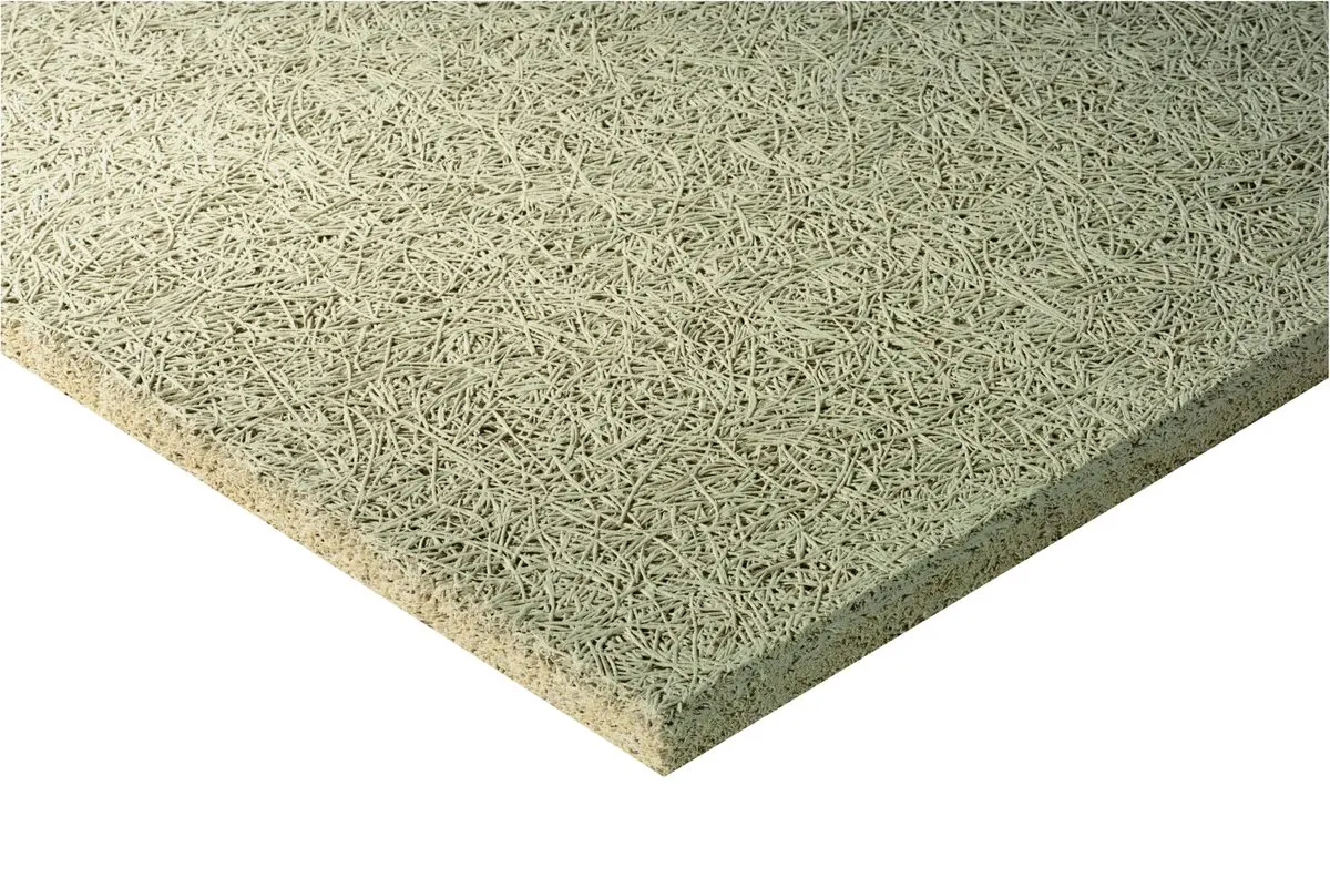 Dalle de faux plafond en laine de bois