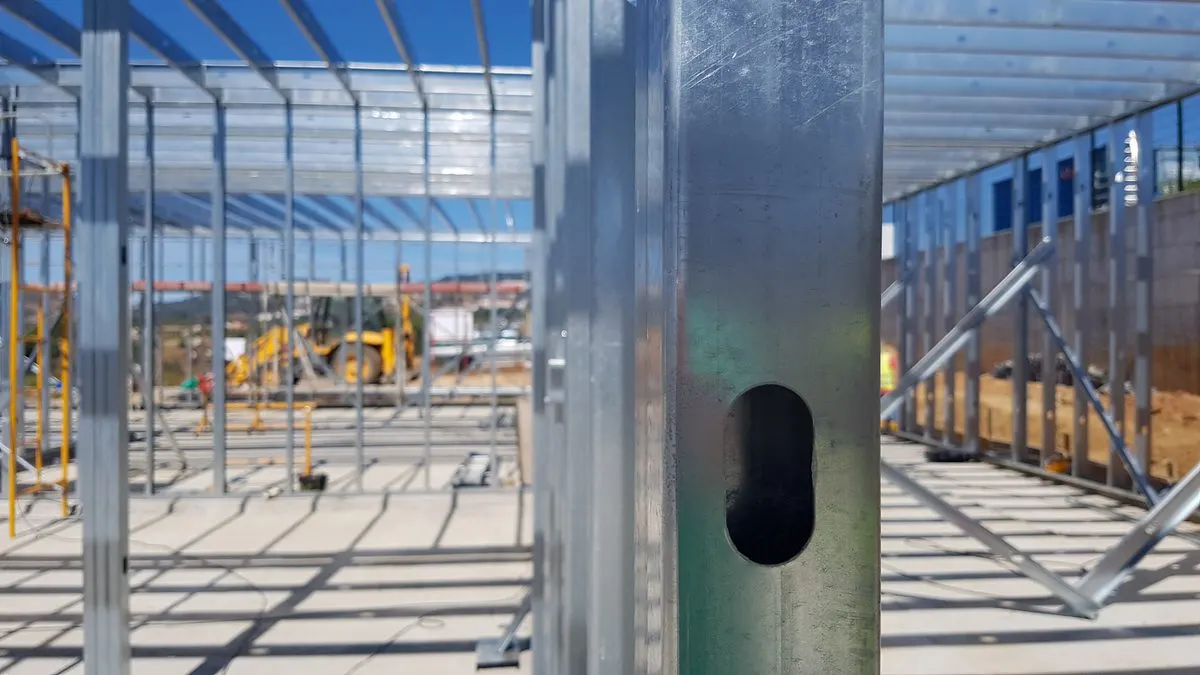 Ossature légère LSF (Light Steel Framing)