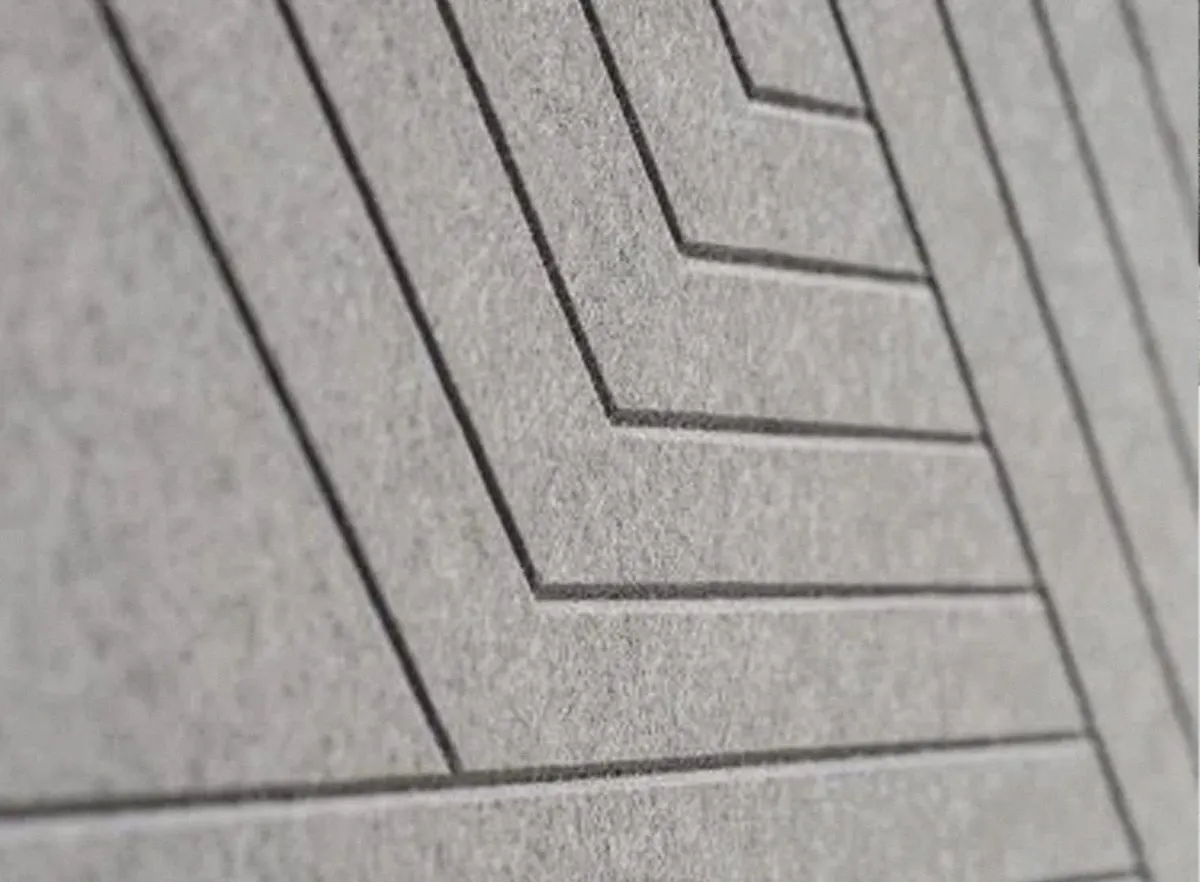 Panneau acoustique en fibres de polyester recyclées