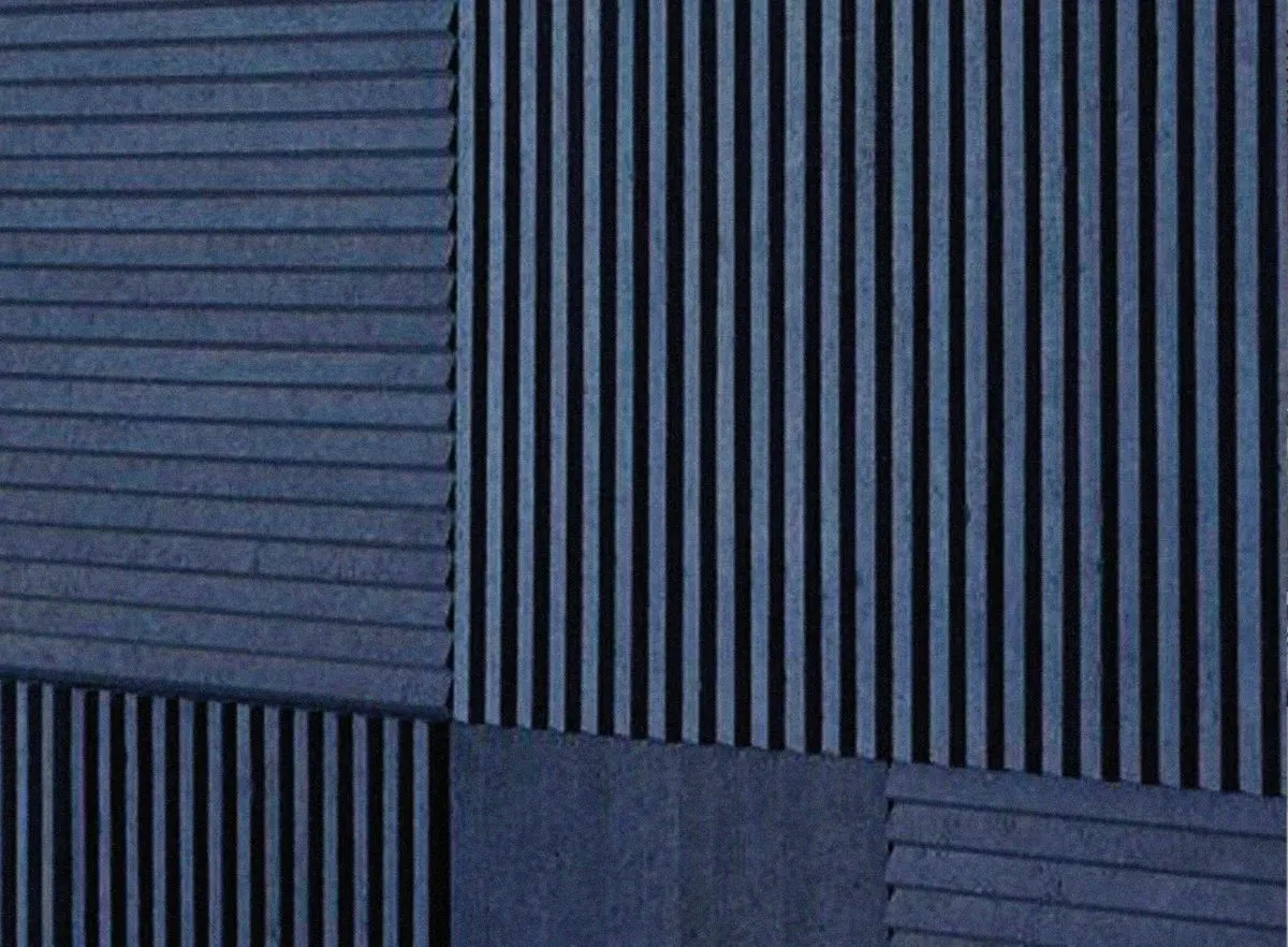 Panneau acoustique en fibres de polyester recyclées