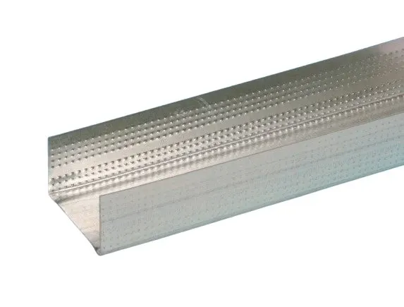 Rails métalliques pour cloisons