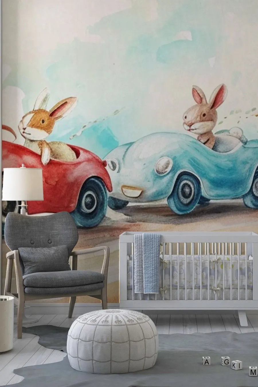 Course entre lapins