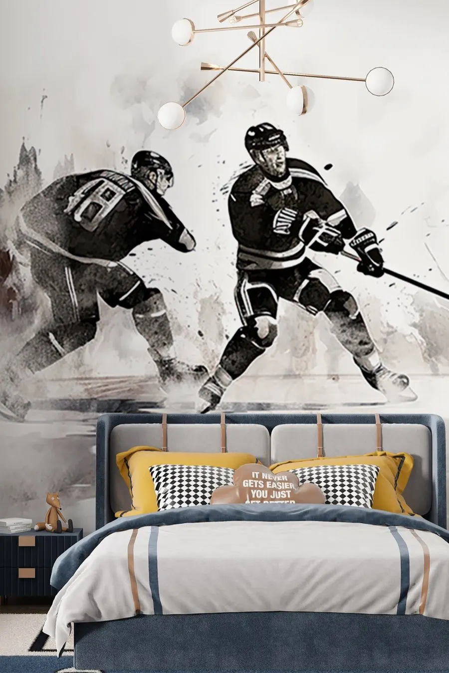 Hockey en action