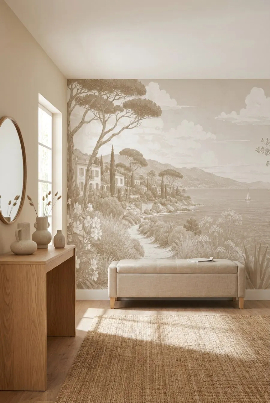 Riviera méditerranéenne sépia