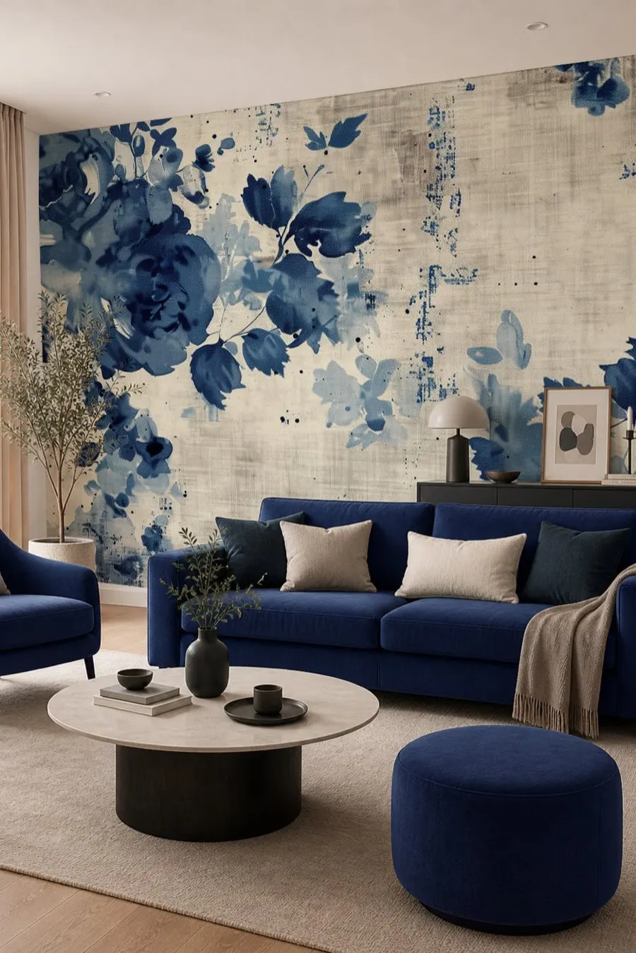 Romance Florale Indigo